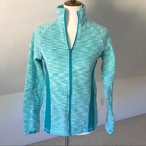Tek Heathered Blue Cold Gear Full Zip Jacket